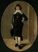 Gerard David Portrait of a standing cavalier Sweden oil painting artist